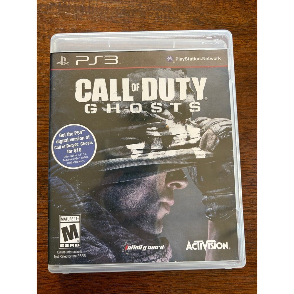 PS3 Call of Duty Ghosts Video Game
